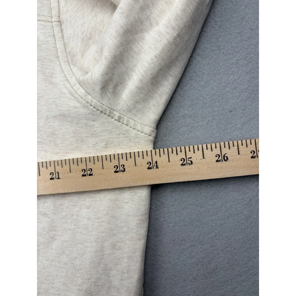 Cutter & Buck Quarter Zip Pullover Oatmeal Cotton Stretch Men's XXL